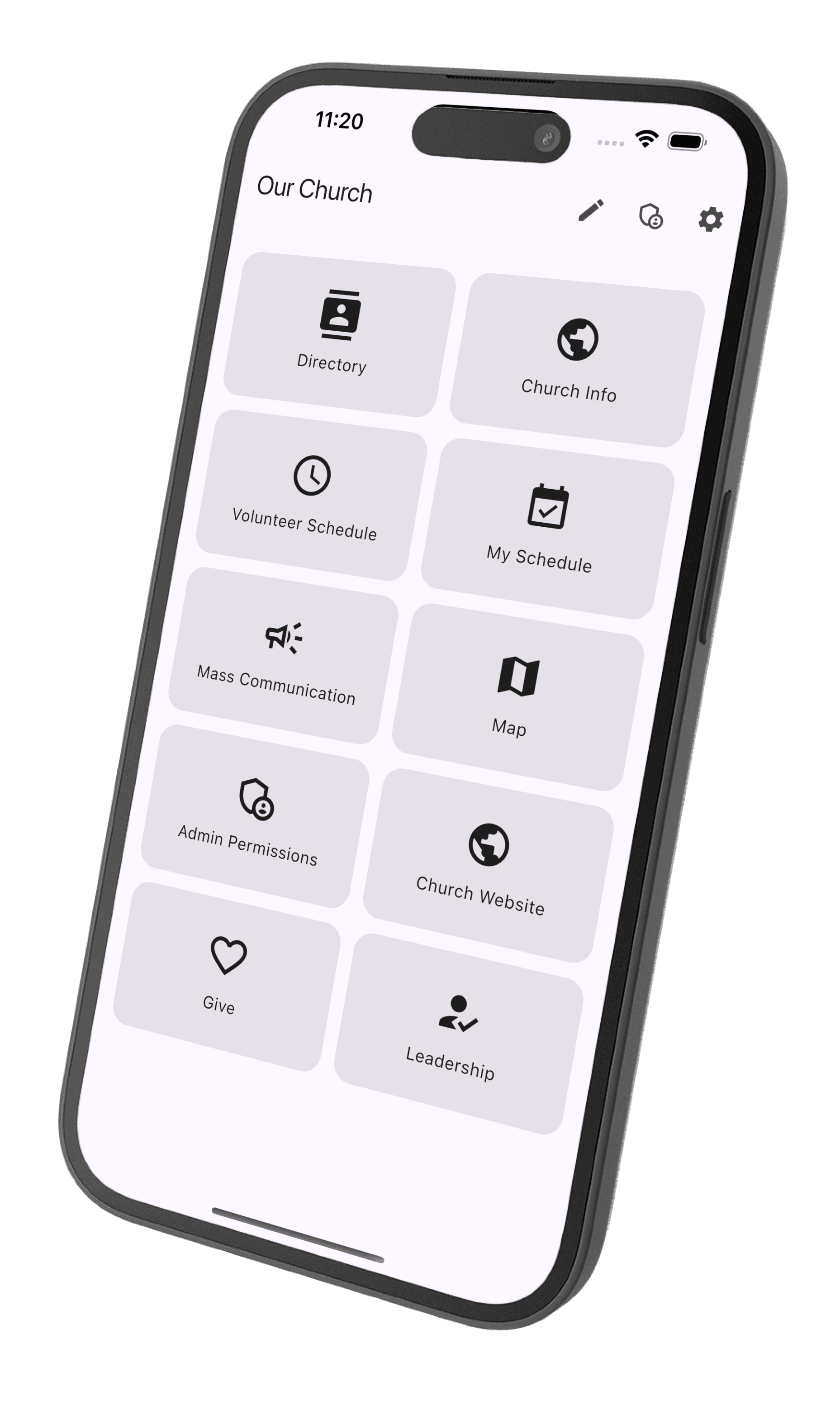 ChurchNET mobile app preview